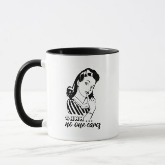Caneca Shhh… ninguém importa-se
