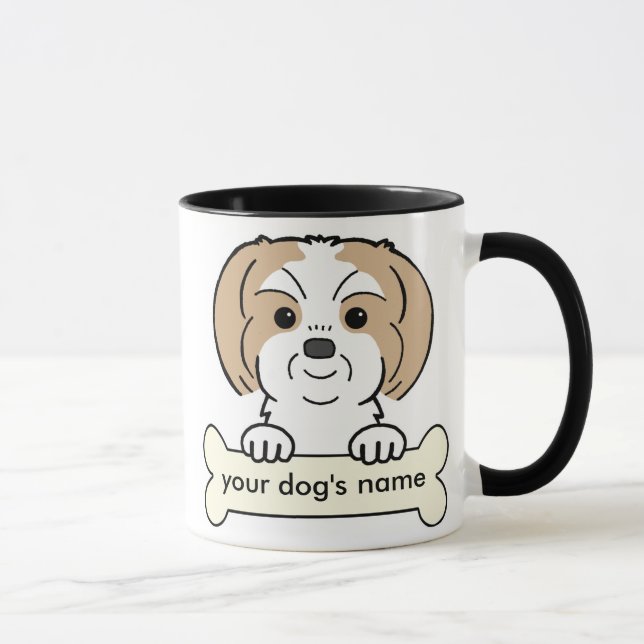Caneca Shih personalizado Tzu (Direita)