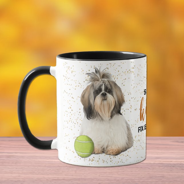 Caneca Shih-Tzu Cachus Conserta Tudo Mug (Criador carregado)