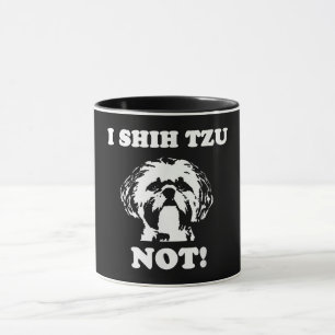Caneca Shih Tzu Lover I Shih Tzu Não Engraçado