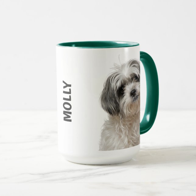 Caneca Shih Tzu - Mug Personalizado (Frente Esquerda)