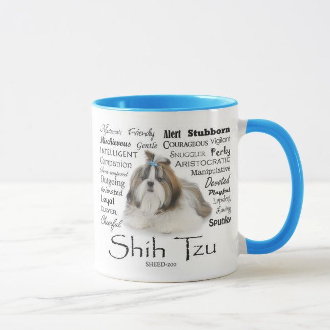 Caneca Shih Tzu Traits Mug (Direita)
