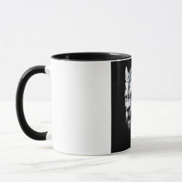 Caneca "Shir Khan" para amantes de preto e branco