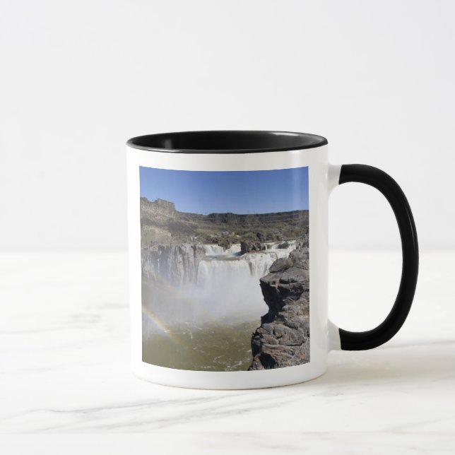 Caneca Shoshone Falls no rio Cobra em Twin Falls, (Direita)