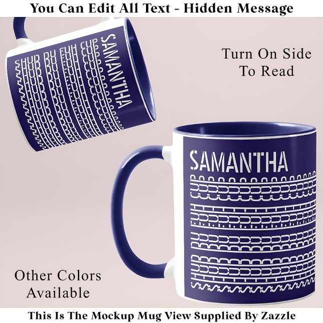 Caneca Shud Du Fuh Cup e Nome Mensagem oculta 138WB Engra (Criador carregado)