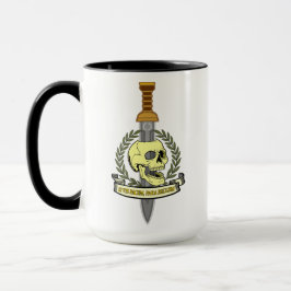 Caneca Si Vis Pacem, Para Bellum.. Skull