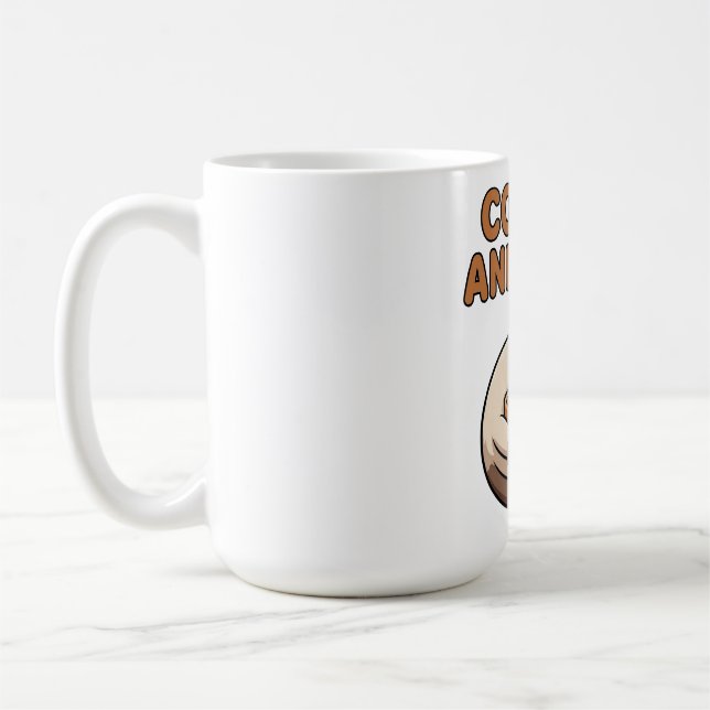 Caneca Siamês de Café e Gatos (Esquerda)