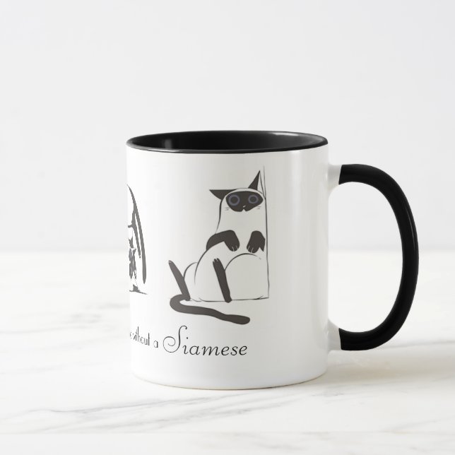 Caneca Siamese da campainha (Direita)