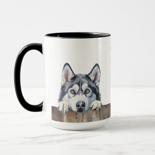 Caneca Siberian Husky Dog Mug (Esquerda)