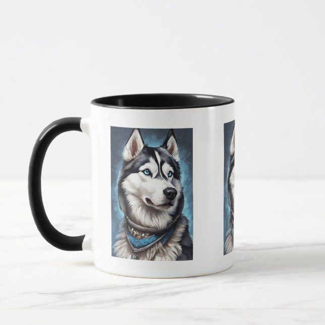Caneca Siberian Husky Mug (Esquerda)