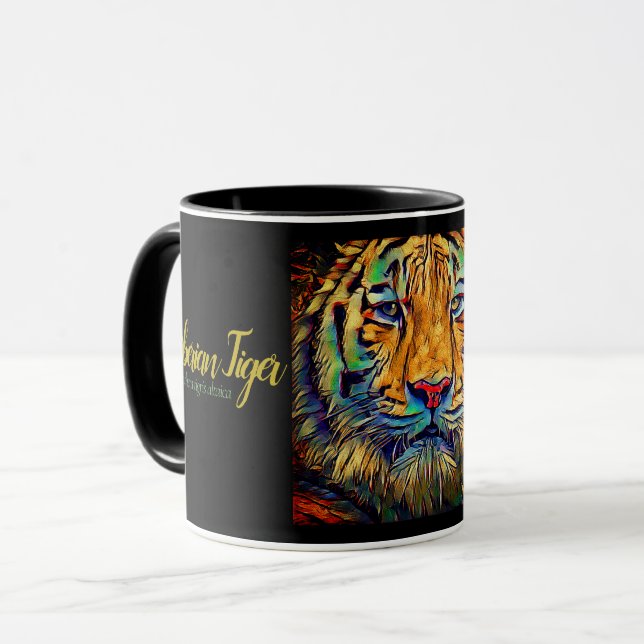 Caneca Siberian Tiger [Combo Mug] (Frente Esquerda)