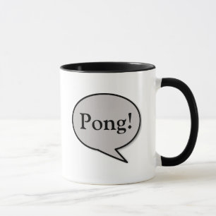 Caneca Sibilo do ténis de mesa? Pong!