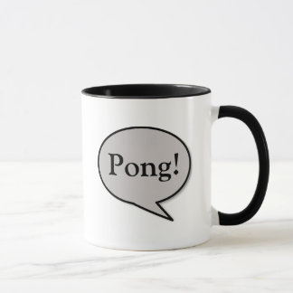 Caneca Sibilo do ténis de mesa? Pong!