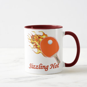 Caneca Sibilo flamejante quente crepitante Pong