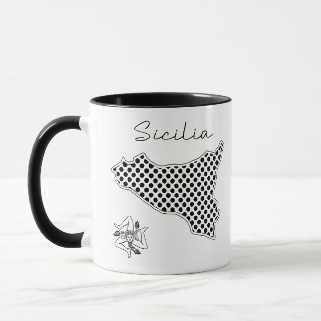 Caneca Sicilia Sicilian Trinacria  (Esquerda)