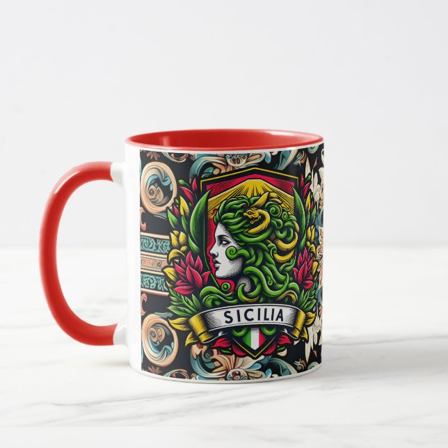 Caneca Sicilian Trinacria Mug (Esquerda)