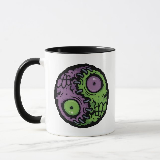 Caneca Sigla de Zombie Yin Yang (Esquerda)