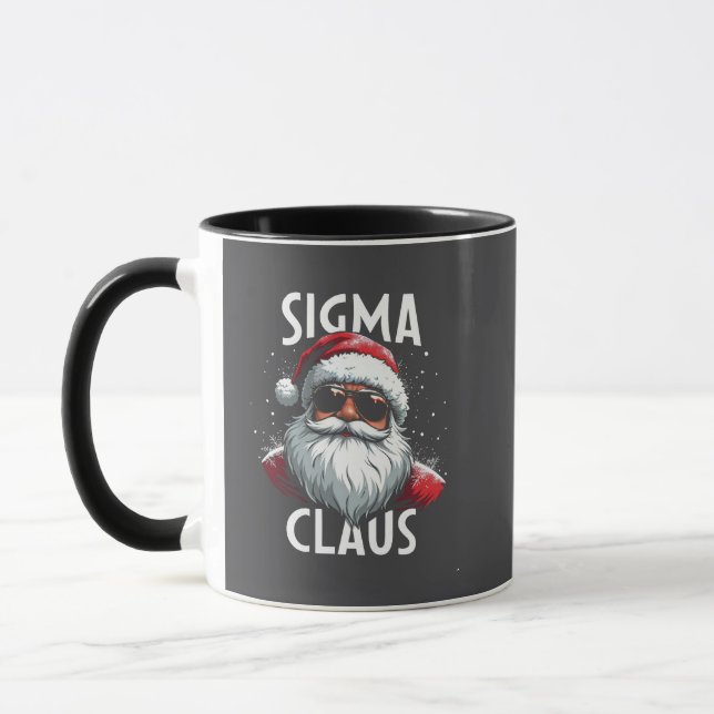 Caneca Sigma Claus Funny Gen Alpha Escola Christma (Esquerda)