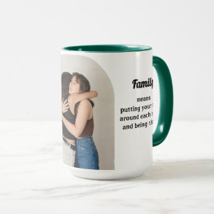 Caneca Significado de Família Foto