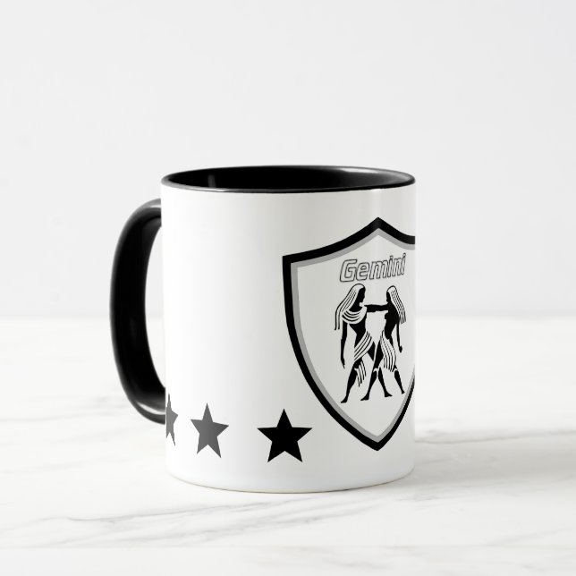 Caneca signo de Gêmeos (Frente Esquerda)