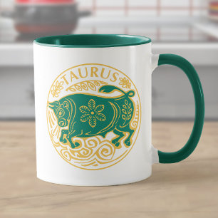 Caneca Signo Touro do Zodíaco
