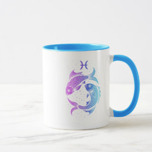 Caneca signo zodiacal de Peixes