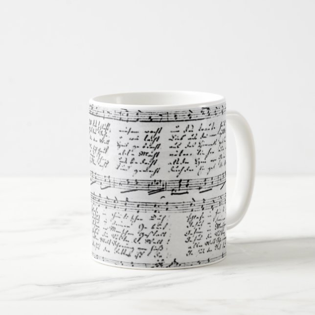 Caneca silenciosa da música de Stille Nacht da (Frente Esquerda)