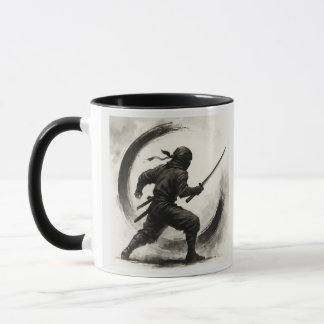 Caneca Silent Shadow – Ninja Ink Art Mug