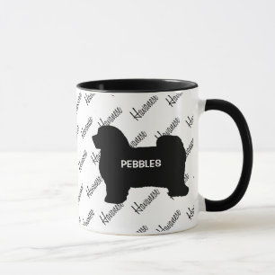 Caneca Silhouette de Cachorro PERSONALIZADO