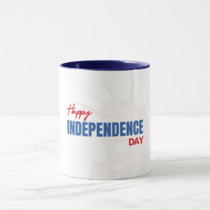 Caneca Silhouette Feliz Dia da Independência