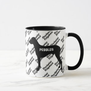 Caneca Silhouette Ridgeback Ridgeback PERSONALIZADA