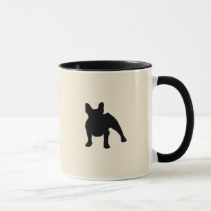 Caneca Silhueta de Bulldog Francês