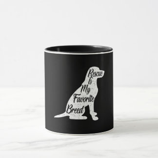 Caneca Silhueta de Raça Favorita do Cachorro