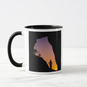 Caneca Silhueta do caminhante, Point of the Arches,