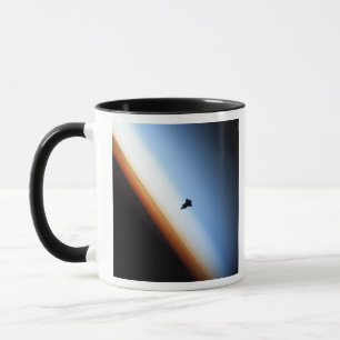 Caneca Silhueta do esforço do vaivém espacial