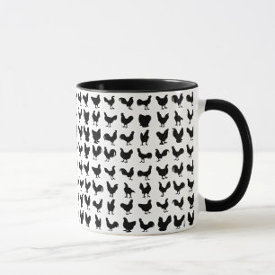 Caneca Silhuetas da galinha