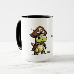 Caneca Sim Capitão e o Dinossauro Pirata