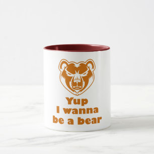 Caneca Sim, eu quero ser um urso