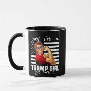 Caneca Sim, eu sou uma Trump Girl.