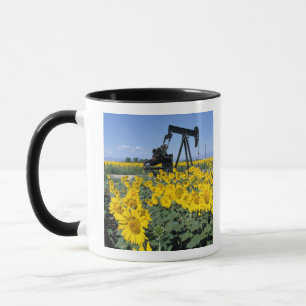 Caneca Sim, EUA, Colorado, Girassóis, Torre de Perfuração