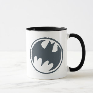 Caneca Símbolo Batman   Logotipo da Cinza