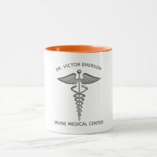 Caneca Símbolo Caduceu Médico Personalizado