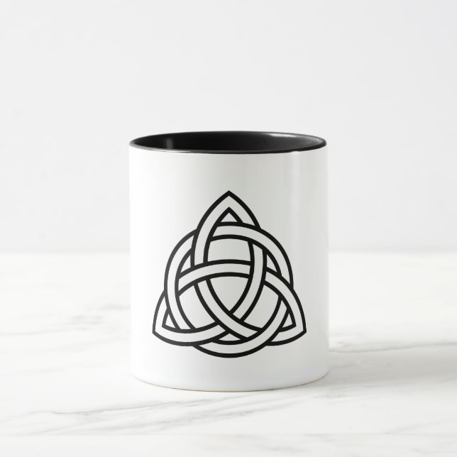 Caneca Símbolo Celtic Trinity Knot Triquetra Wicca (Centro)