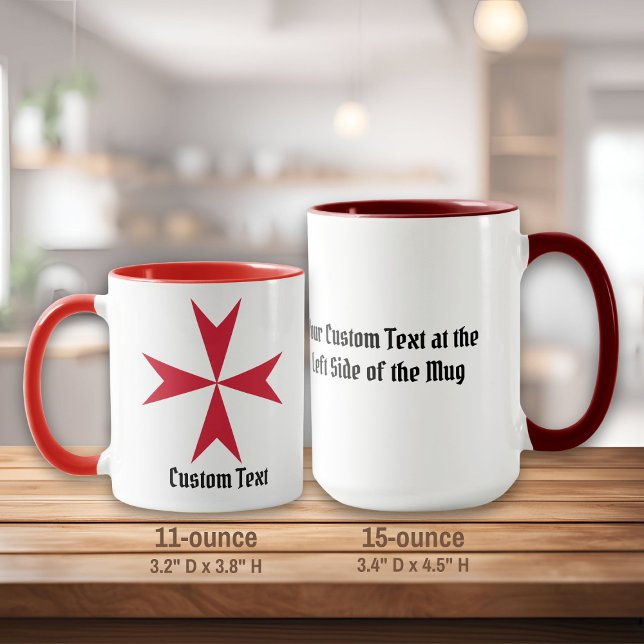 Caneca Símbolo da Cruz de Malta (Criador carregado)