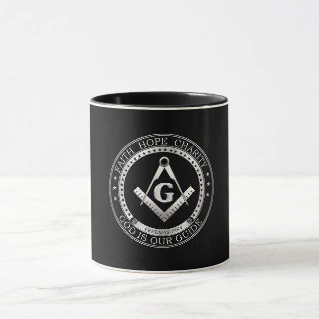 Caneca símbolo da maçonaria (Centro)