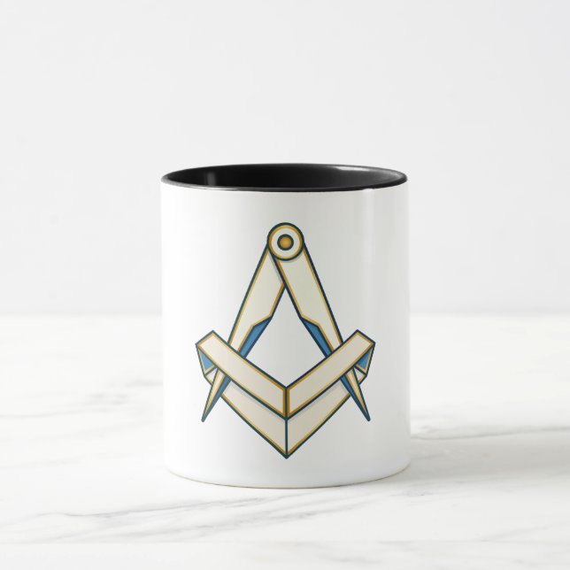 Caneca símbolo da maçonaria em origami (Centro)