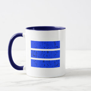 Caneca Símbolo de 3 linhas legal Uniformidade e Harmoni