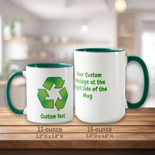 Caneca Símbolo de reciclagem