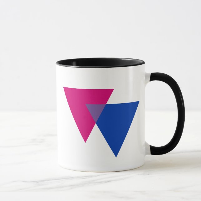 Caneca Símbolo do Bisexuality (Direita)