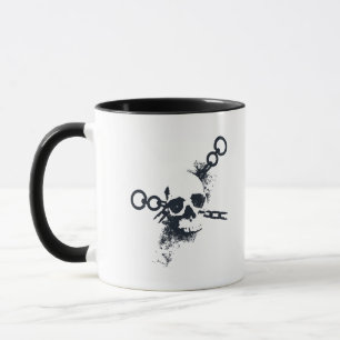 Caneca Símbolo do crânio do necromante